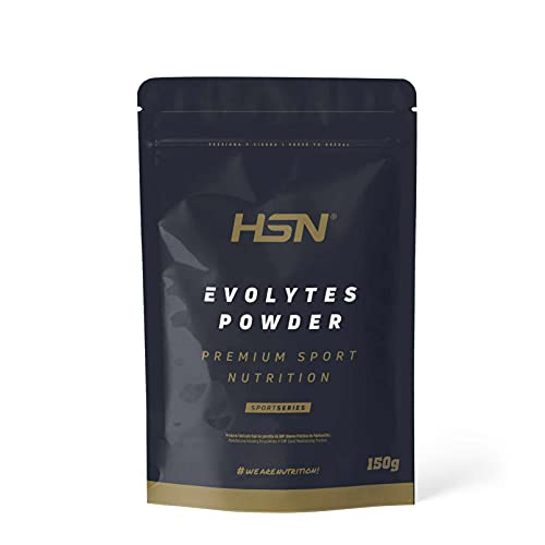 Electrolitos en Polvo Evolytes de HSN | Sales Minerales para Deporte Sin Azúcar | Hidratación y Recuperación | No-GMO, Vegano, Sin Gluten, Sin Lactosa, Sin Sabor | 150 gr