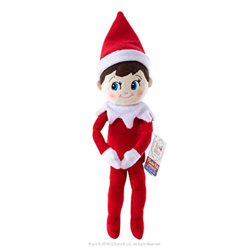 Elf On The Shelf Plushee PAL® Snuggler-Boy |El Elf en el Estante Plushee PAL Snuggler Boy | Muñeca de Juguete de Figura Suave para niños y niñas