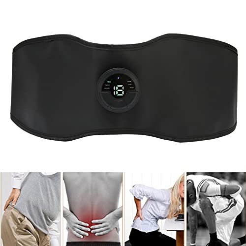 EMS Cinturón Adelgazante Eléctrico para el Cuerpo, Tonificador Inteligente para Músculos Abdominales, Estimulador Muscular para Ejercicios, Entrenador, Tonificador para Músculos Abdominales, Dispositi