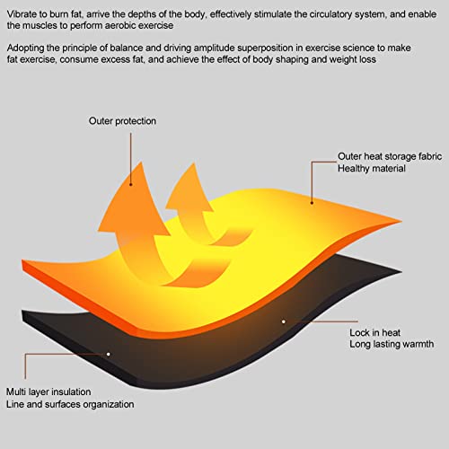 EMS Cinturón Adelgazante Eléctrico para el Cuerpo, Tonificador Inteligente para Músculos Abdominales, Estimulador Muscular para Ejercicios, Entrenador, Tonificador para Músculos Abdominales, Dispositi