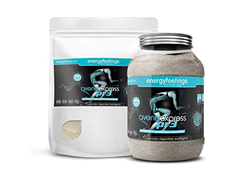 Energy Feelings | Avena Express PR3 Ecológica en Polvo 1,5 Kg | Probiótico | Prebiótico | 30% de proteína | Vegano | Sin Gluten | Sin lactosa | Azúcar de coco