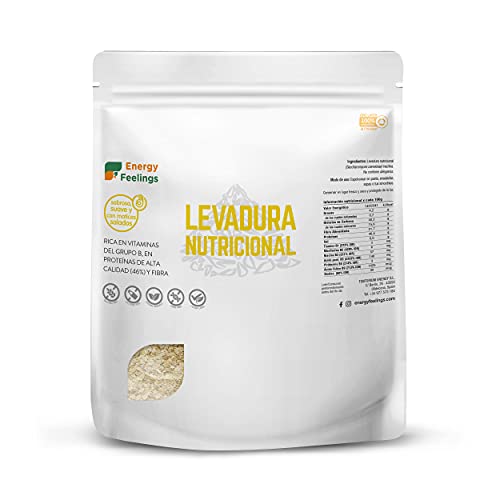 Energy Feelings | Levadura Nutricional en Copos con Vitamina B | Vegana | Sin Gluten | 250g