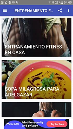 ENTRENAMIENTO FITNESS EN CASA DIARIO