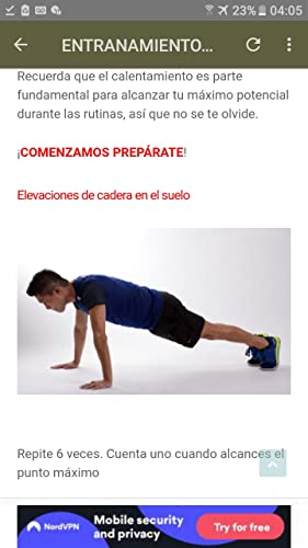 ENTRENAMIENTO FITNESS EN CASA DIARIO