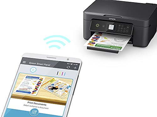 Epson Expression Home XP-3150, Impresora WiFi A4 Multifunción con Impresión a Doble Cara (Dúplex) y Pantalla LCD, 3 en 1: Impresión, Copiadora, Escáner, Mobile Printing, Negro