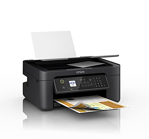 Epson Workforce WF-2820DWF | Impresora WiFi A4 Multifunción con Impresión a Doble Cara (Dúplex) y Pantalla LCD | 3 en 1: Impresión, Copiadora, Escáner | Mobile Printing, Negro