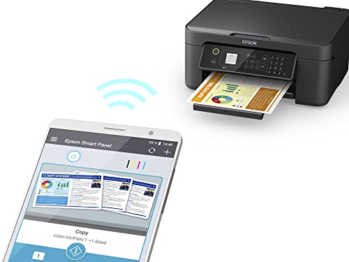 Epson Workforce WF-2820DWF | Impresora WiFi A4 Multifunción con Impresión a Doble Cara (Dúplex) y Pantalla LCD | 3 en 1: Impresión, Copiadora, Escáner | Mobile Printing, Negro