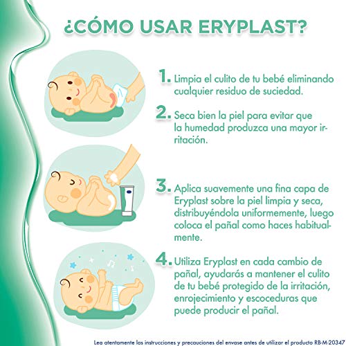 Eryplast Lutsine E45 - Pasta al Agua Crema Pañal Bebé - 200 gr