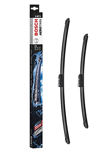 Escobilla limpiaparabrisas Bosch Aerotwin A187S, Longitud: 600mm/450mm – 1 juego para el parabrisas (frontal)