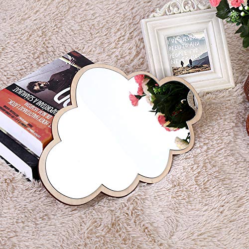 Espejo con forma de nube - Espejo decorativo acrílico nórdico Espejo para habitación de niños Dormitorio para niños Decoración para guardería Hogar Decoración para habitación de niños (#Cloud)