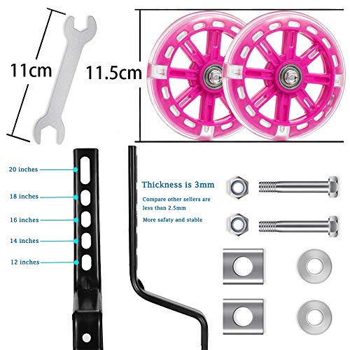 Estabilizador de Bicicletas para Adultos,Ruedas de Apoyo para Bicicleta Infantil,Bicicleta Infantil Ruedines,Bicicleta Estabilizador Ruedas,Ruedas de Apoyo para Bicicleta de Niños
