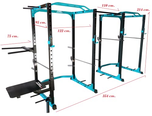 Estructura de Entrenamiento Multifuncional (jaulas, Rack con Accesorios).