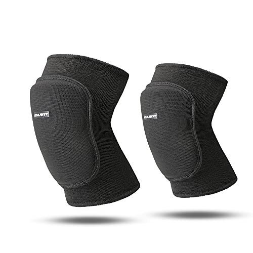 EULANT Almohadillas Protectora para Rodilla de Niños, Niñas Crashproof Algodón Rodillera, Rodilleras Infantil para Baile Ciclismo Correr Fútbol Volleyball Patinaje Esquí, Negro, M