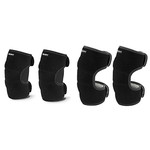 EULANT Set de Protección para Niños, Chicas Rodilleras & Muchachos Coderas, Suave Juego de Protecciones para Patines Esqui Patinaje en Línea Ciclismo Danza Scooter BMX, Negro L Set