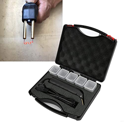 EVE ‑ 01 Kit de reparación de parachoques de plástico para coche, grapadora en caliente, carrocería, guardabarros de carenado, pistola soldadora de reparación de soldadura profesional Máquina de solda