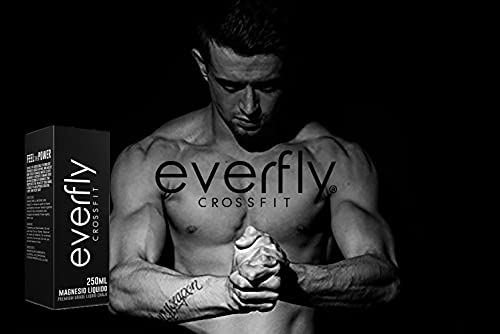 EVERFLY Magnesio Líquido Crossfit - 250ml - Gripping Gel - Escalada Calistenia Halterofilia Tenis Padel Gym Pole Dance - Liquid Chalk para Manos - Extra Agarre Grip - Dry Hands