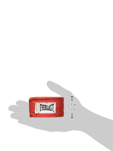 Everlast 120 muñequeras Equipamiento de Caja, Unisex Adulto, Rojo