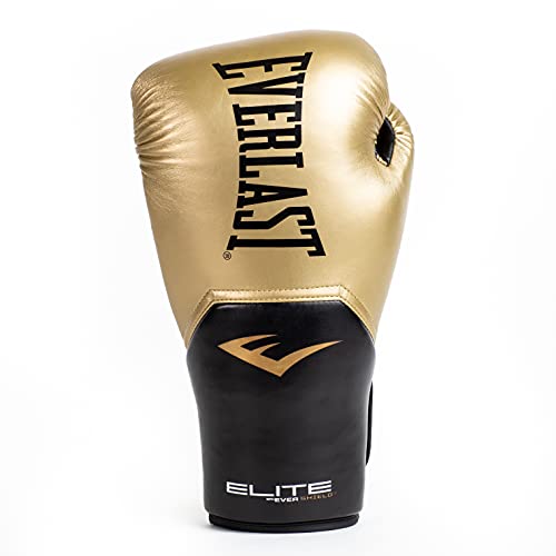 EVERLAST Elite - Guantes de Entrenamiento (250 g), Color Dorado