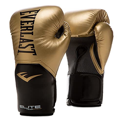 EVERLAST Elite - Guantes de Entrenamiento (250 g), Color Dorado