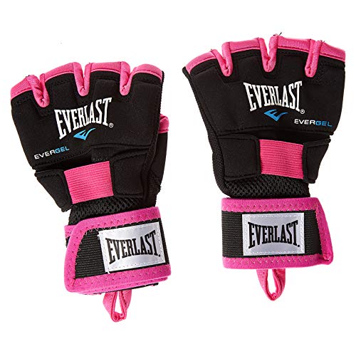 Everlast Evergel - Equipo de Boxeo Unisex para Adultos, Negro/Rosa, M/L