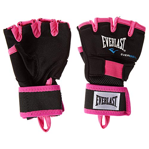 Everlast Evergel - Equipo de Boxeo Unisex para Adultos, Negro/Rosa, M/L