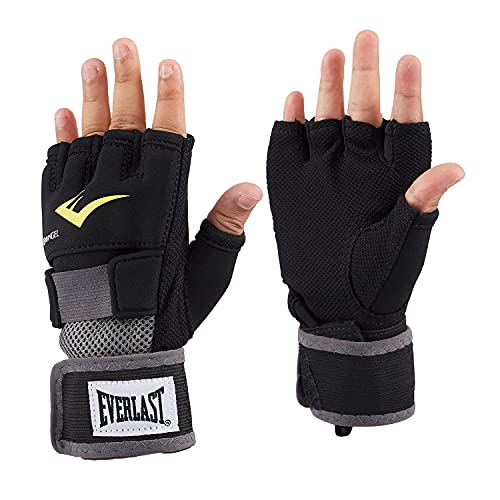 Everlast Evergel Handwraps, Unisex, Negro, L