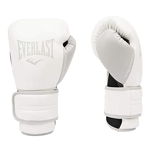 Everlast POWERLOCK 2 - Guantes de Entrenamiento (280 g), Color Blanco