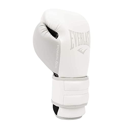 Everlast POWERLOCK 2 - Guantes de Entrenamiento (280 g), Color Blanco