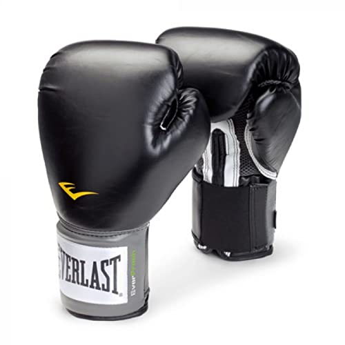 Everlast - Pro Style - Guantes de entrenamiento - 2314, 14 oz, Negro