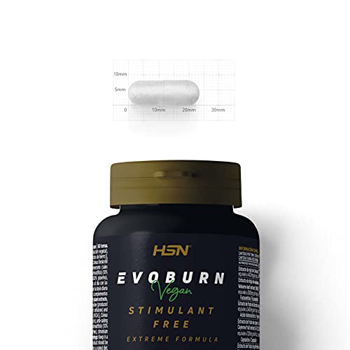 Evoburn Sin Estimulantes de HSN | 120 Cápsulas Vegetales | Suplemento para Mujeres y Hombres | Extractos Herbales para Máxima Efectividad | No-GMO, Vegano, Sin Gluten