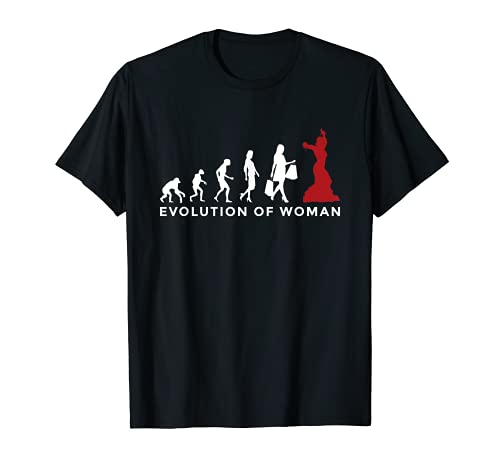 Evolución flamenca I baile flamenco Camiseta