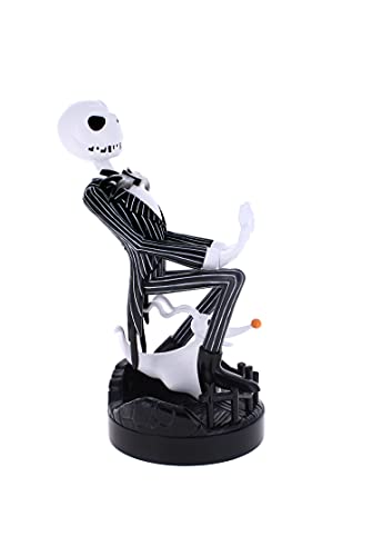 Exquisite Gaming - Cable Guy Jack Skellington pesadilla antes de navidad, Soporte de sujeción o Carga para Mando de Consola o Smartphone. Producto con Licencia Oficial Disney (Nintendo Switch)