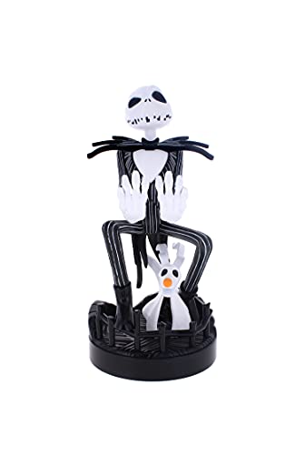 Exquisite Gaming - Cable Guy Jack Skellington pesadilla antes de navidad, Soporte de sujeción o Carga para Mando de Consola o Smartphone. Producto con Licencia Oficial Disney (Nintendo Switch)