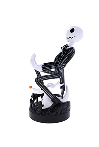 Exquisite Gaming - Cable Guy Jack Skellington pesadilla antes de navidad, Soporte de sujeción o Carga para Mando de Consola o Smartphone. Producto con Licencia Oficial Disney (Nintendo Switch)