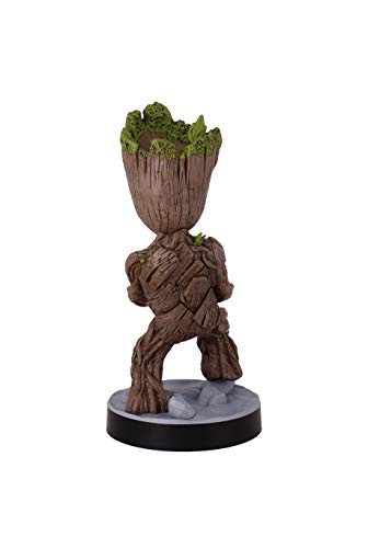 Exquisite Gaming - Exquisite Gaming - Cable guy Groot Toddler, soporte de sujeción y carga para mando de consola y/o smartphone