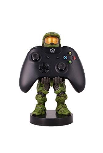 Exquisite Gaming - Exquisite Gaming - Cable Guy Masterchief Halo Infinite, Soporte de sujeción y Carga para Mando de Consola y/o Smartphone