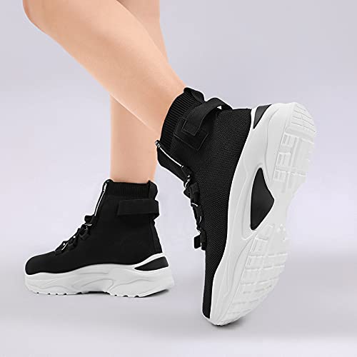 EXSADER Mujer Zapatillas Casual Zapatos Deportivas Cómodos Fitness Atlético Paseo Correr Calzado Transpirable Ligero Deporte Sneakers