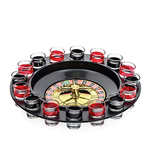 EZ Bebedero Shot Spinning la Ruleta Game Set (16 Piezas)