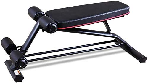 FACAIA Banco de Pesas Banco con Mancuernas Ajustable Tabla supina Silla de Fitness Multifuncional Taburete de pérdida de Peso Comercial Entrenador Abdominal Tabla de mentir en casa