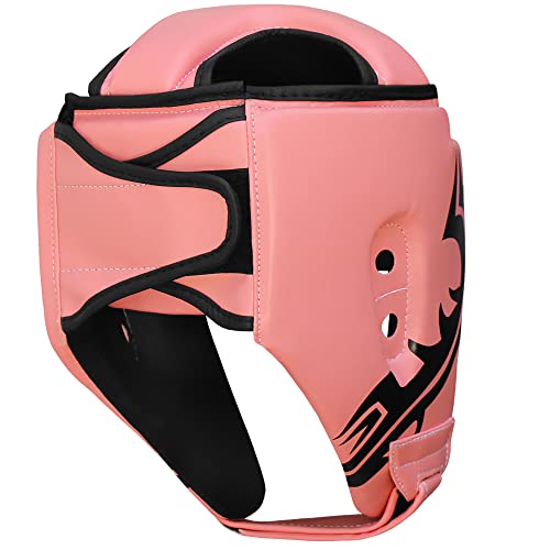 Farabi Sports Female Boxing MMA Muay Thai Kickboxing jiu jitsu karate taekwondo bjj martial arts training punching face protector head guard. (SMALL)