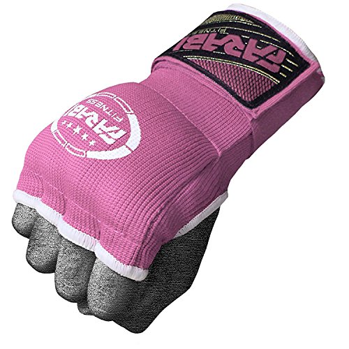 Farabi Sports Guantes de boxeo para niños para gimnasio de boxeo MMA Muay Thai o como guantes protectores de mano acolchados con gel (Pink)