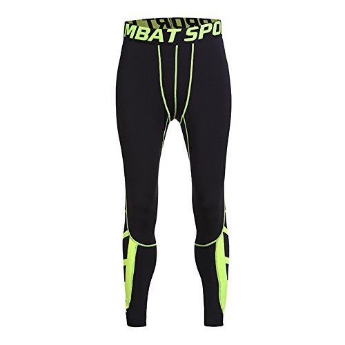 FELiCON Mallas Deportivas de compresión para Hombre, Pantalones de Ciclismo para Gimnasio, Ropa Deportiva Transpirable para Entrenamiento, Mallas para Correr, Pantalones de Entrenamiento Profesional