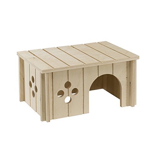 FERPLAST CASETA DE Madera SIN para ROEDORES 26X17,3X13CM