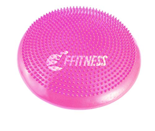 FFitness Balance Cushion - Cojín propioceptivo | Accesorio Home Fitness para Equilibrio, Estabilidad, propiocepción Todos, Rosa, única