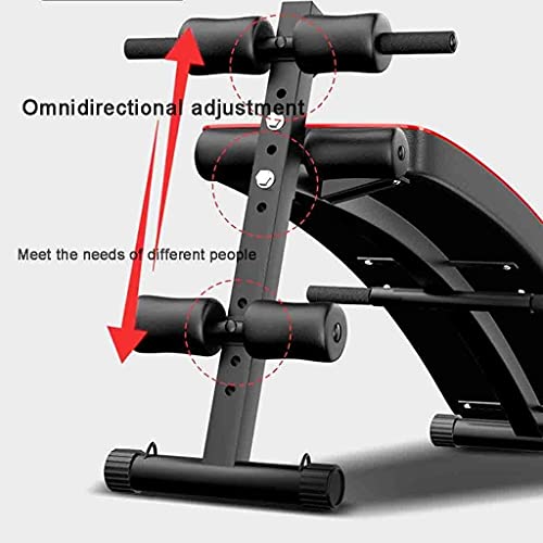 FGVDJ Tabla de Abdominales ， Bancos de Pesas Ajustables Banco de Abdominales Banco de Abdominales Tabla de Abdominales Ejercicio multifunción Entrenamiento físico Hog