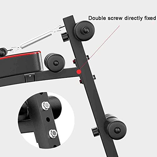 FGVDJ Tabla de Abdominales ， Bancos de Pesas Ajustables Banco de Abdominales Banco de Abdominales Tabla de Abdominales Ejercicio multifunción Entrenamiento físico Hog