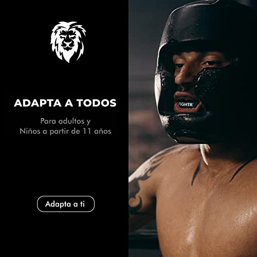 FIGHTR® Premium Protector bucal – respiración Ideal & fácil de Ajustar, protección Dental Deportiva para Boxeo, MMA, Muay Thai, Hockey y Deportes de Lucha, Incluye Caja higiénica