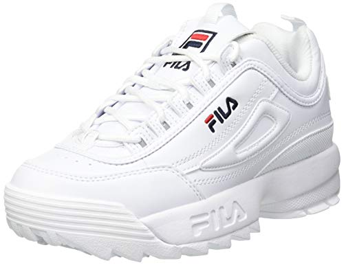 FILA Disruptor kids Zapatilla para Unisex niños, Blanco (White), 35 EU