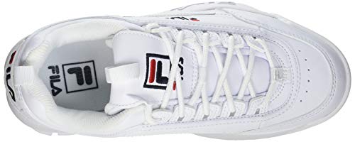 FILA Disruptor kids Zapatilla para Unisex niños, Blanco (White), 35 EU