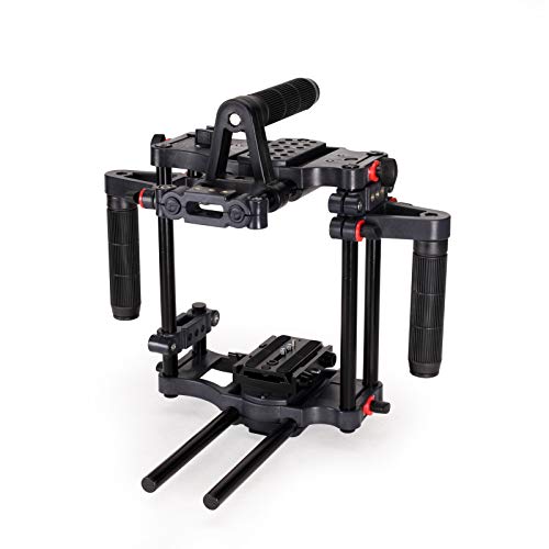 FILMCITY Power Mount DSLR Video Camera Cage Rig ,Kit de jaula al mejor precio (FC-CTH)